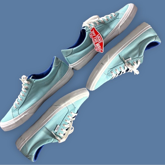 🎉HOST PICK🎉Originally White NWOB Hand Dyed Van’s Canvas Court Sneakers.Size 11 - Picture 3 of 6